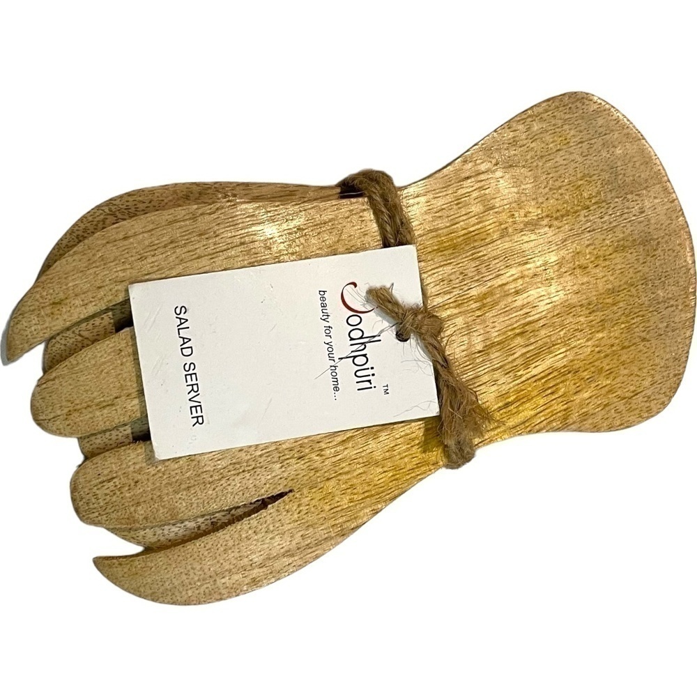 NWT Wood Salad Serving Forks 💛